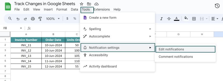 Track Changes In Google Sheets -Definition, How To Track?