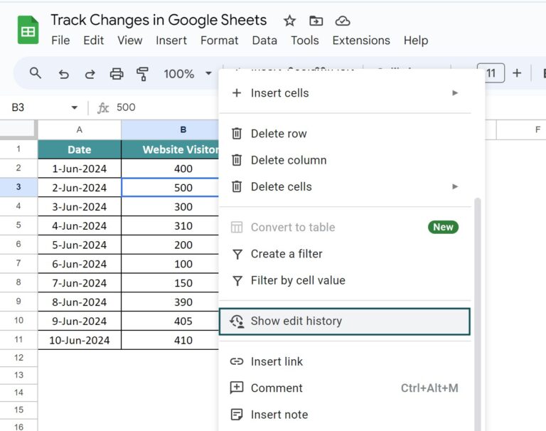 Track Changes In Google Sheets -Definition, How To Track?
