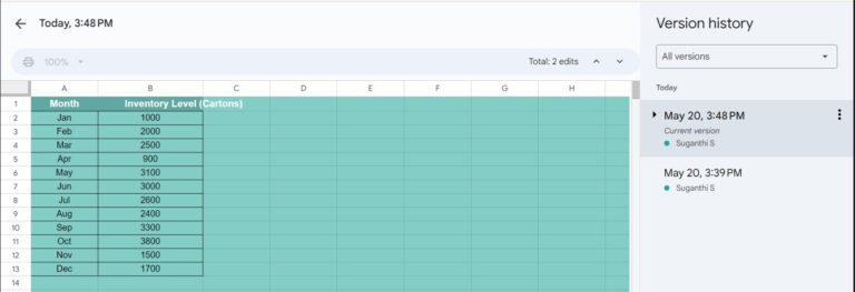 Track Changes In Google Sheets -Definition, How To Track?