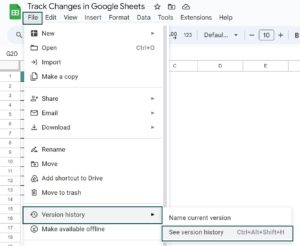 Track Changes In Google Sheets -Definition, How To Track?