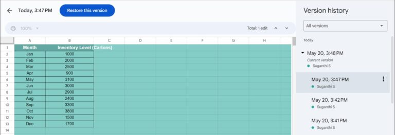 Track Changes In Google Sheets -Definition, How To Track?