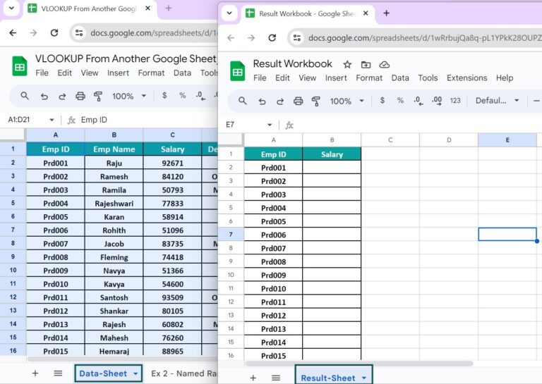 VLOOKUP From Another Google Sheet Definition, How to Use?