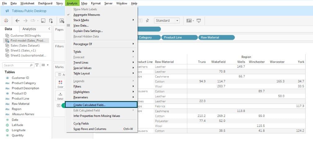 Tableau Conditional Formatting - Example 1 - Step 3
