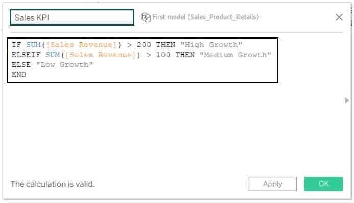 Tableau Conditional Formatting - Example 1 - Step 4