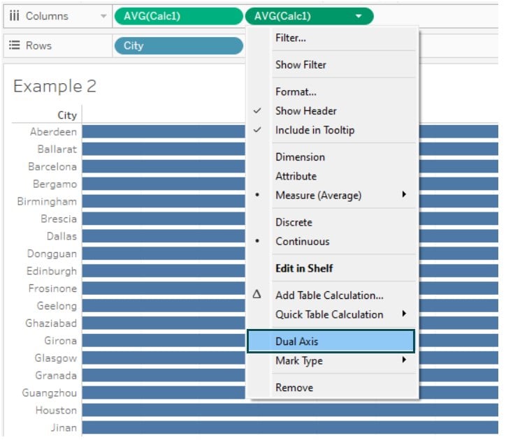 Tableau Conditional Formatting - Example 2 - Step 6