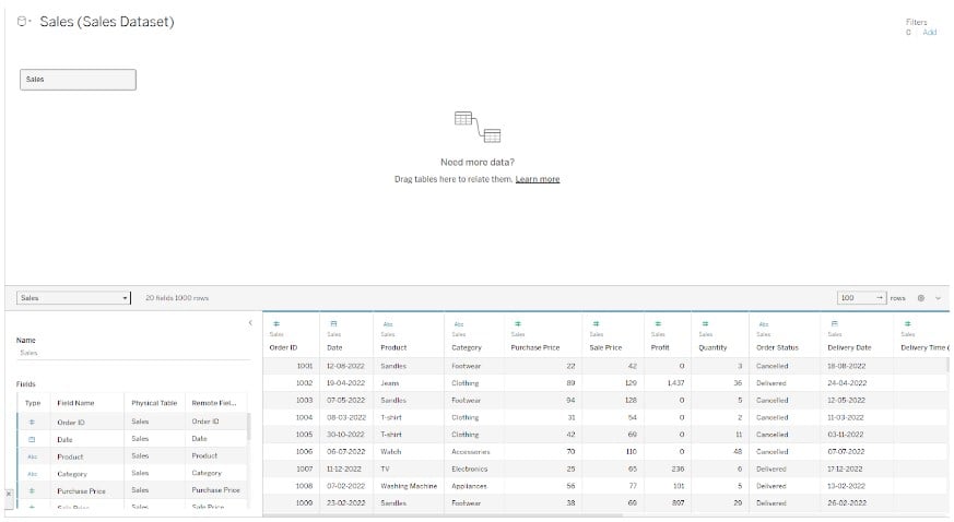 Tableau Conditional Formatting - Step 1