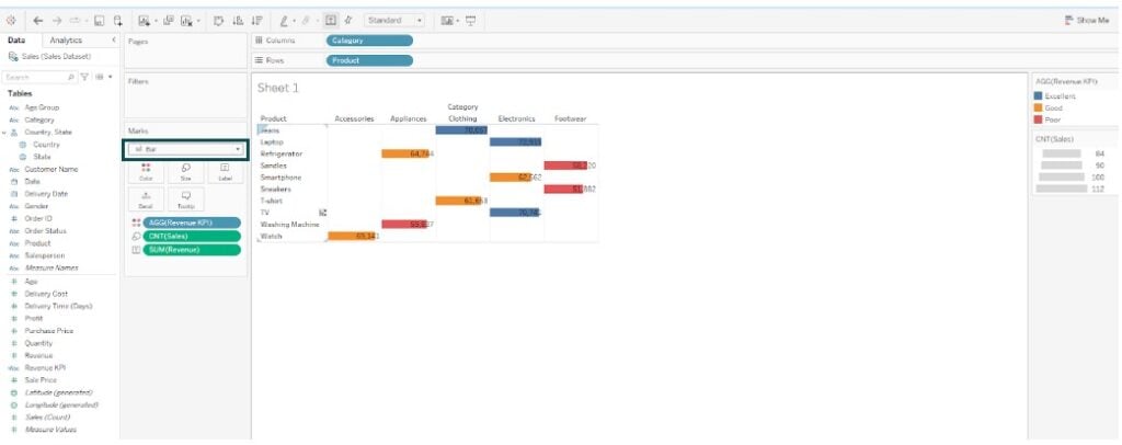 Tableau Conditional Formatting - Step 7