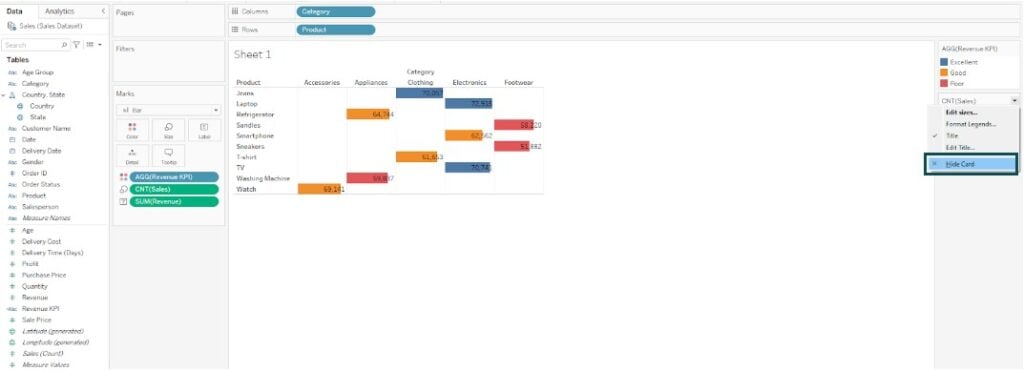 Tableau Conditional Formatting - Step 9