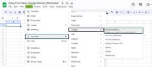 Array Formula In Google Sheets - Definition, Formula, Examples