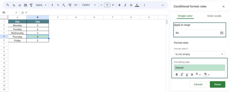 Conditional Formatting For Dates In Google Sheets - How to Do?