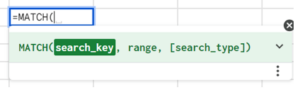 MATCH Function in Google Sheets - Examples, How to Use?
