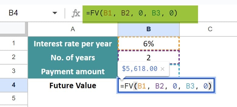 Manually-Entering-the-FV-function-Step-2