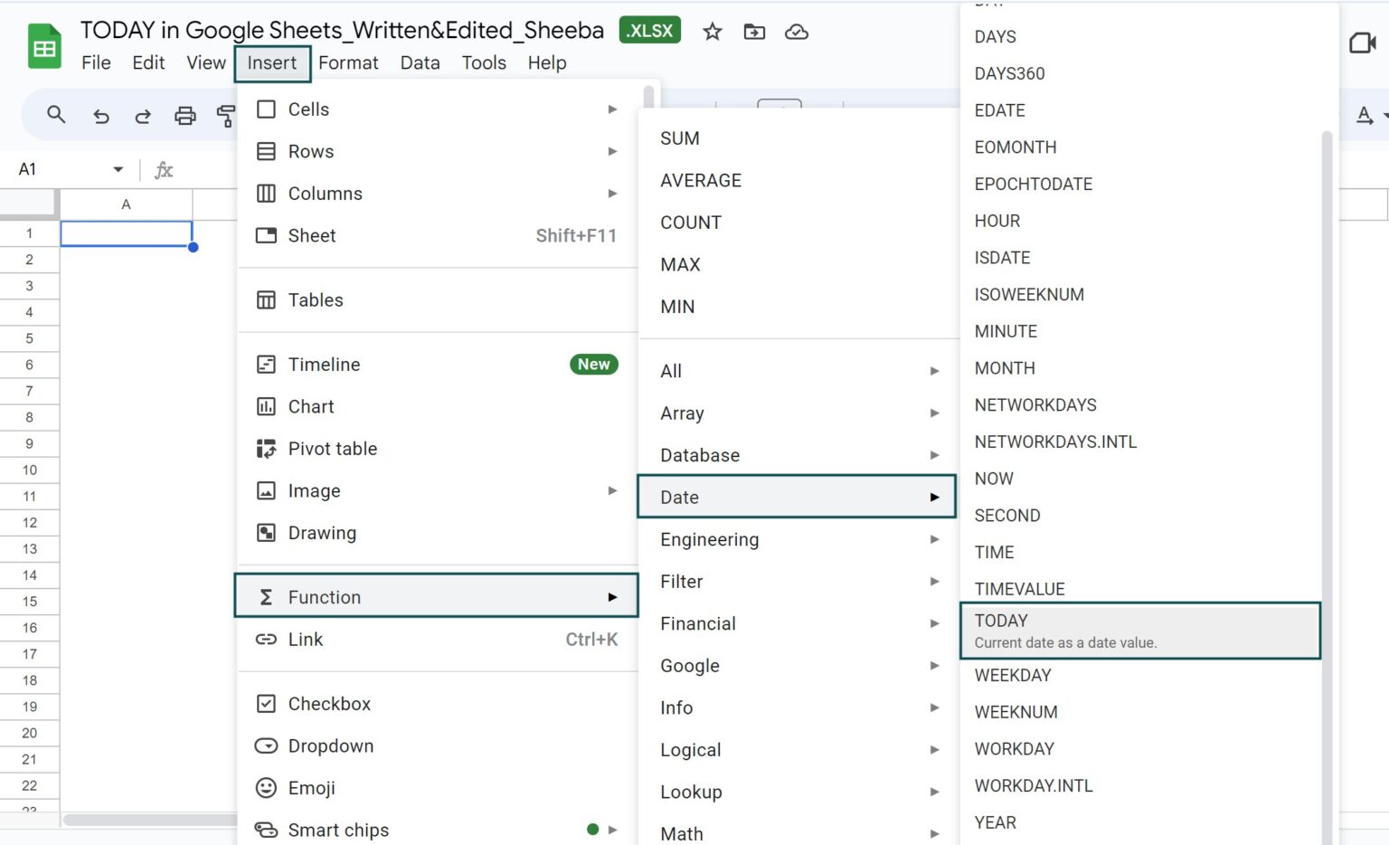 TODAY In Google Sheets - Definition, Examples, How To Use?