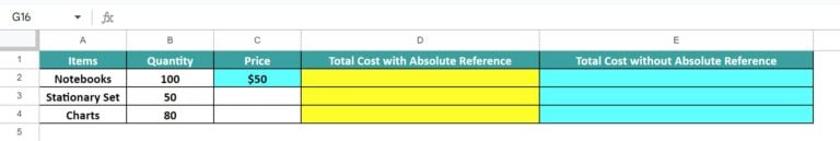 Absolute Reference In Google Sheets - Definition, How to Use?
