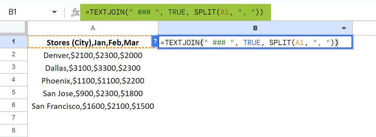 Split Cells in Google Sheets - Definition, Examples, How to Split?