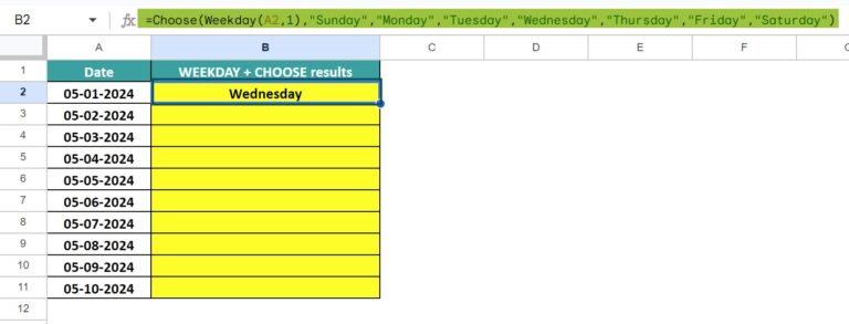 WEEKDAY Function In Google Sheets - Definition, How to Use?