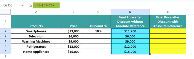 Absolute Reference In Google Sheets - Definition, How to Use?