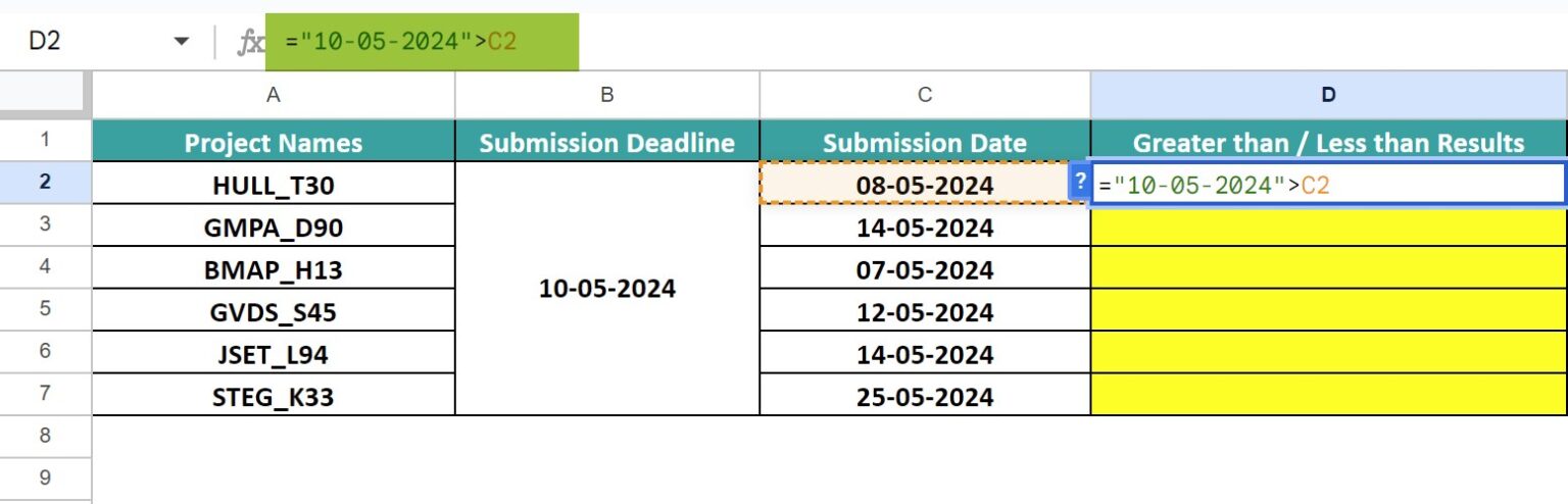 Compare Dates In Google Sheets - Definition, How to Compare?