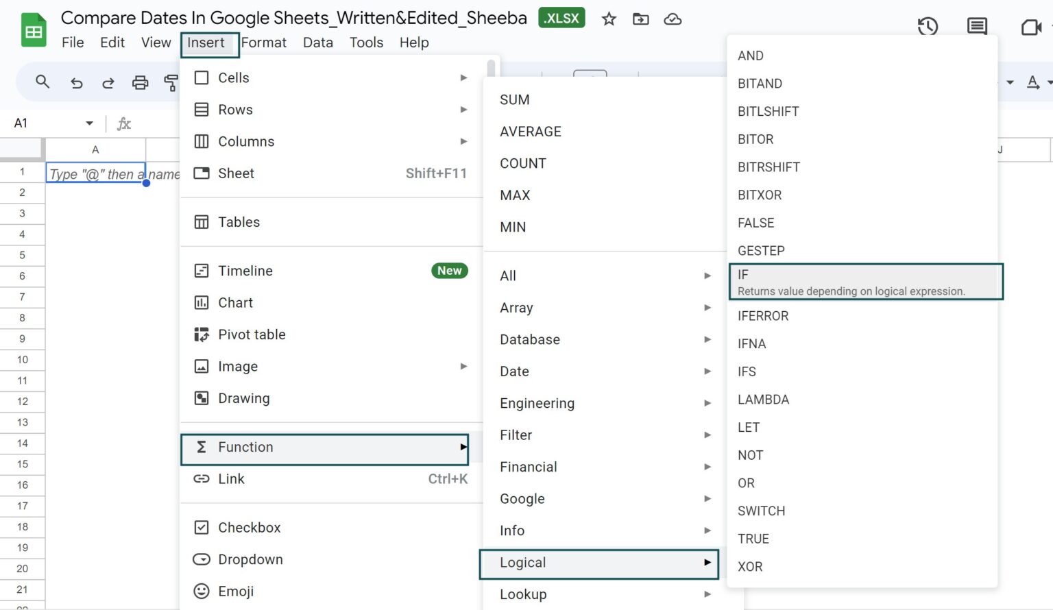 Compare Dates In Google Sheets - Definition, How to Compare?