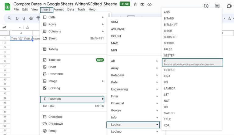 Compare Dates In Google Sheets - Definition, How to Compare?