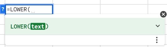 LOWER-function-In-Google-Sheets
