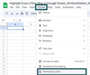 Highlight Every Other Row In Google Sheets - How to Highlight?