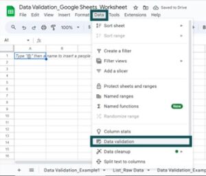 Data Validation In Google Sheets - Examples, Steps, How To Do?