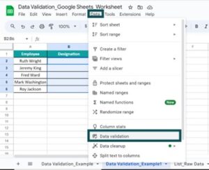 Data Validation In Google Sheets - Examples, Steps, How To Do?