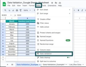 Data Validation In Google Sheets - Examples, Steps, How To Do?