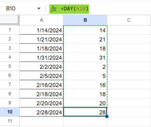 DAY Function in Google Sheets - Syntax, Examples, How to Use?