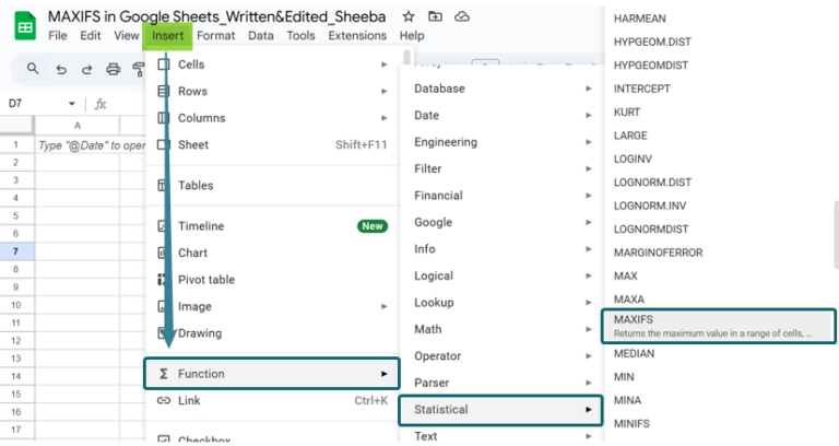 MAXIFS in Google Sheets - Syntax, Examples, How To Use?