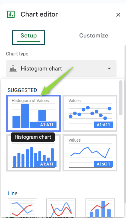 SKEW in Google Sheets - Example 3 - Step 4