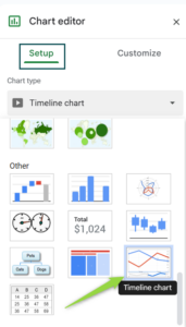 TIMELINE Chart in Google Sheets - Definition, How to Create?