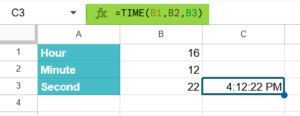 Time Function in Google Sheets - Syntax, Examples, How To Use?