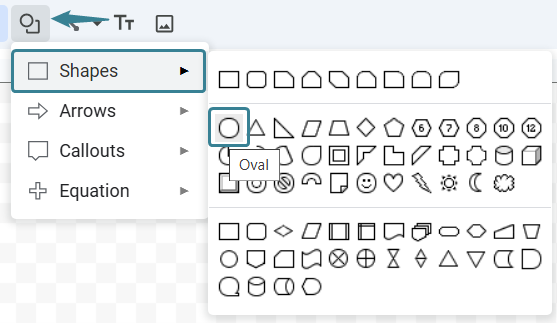 Drawing in Google Sheets Example 1-1