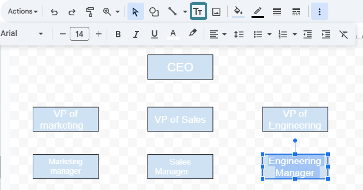 Drawing in Google Sheets Example 2-3