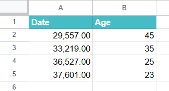 Using the Google Sheets UI 1