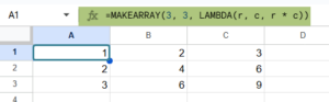 MAKEARRAY Function in Google Sheets - Examples, How to Use?