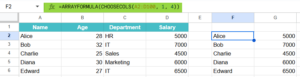 CHOOSECOLS Function in Google Sheets - Syntax, How to Use?