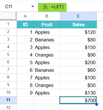 LET Function in Google Sheets - Examples, How To Use?