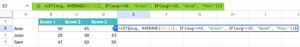 LET Function in Google Sheets - Examples, How To Use?