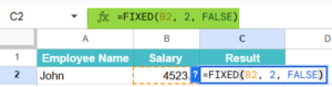 Fixed Function Example Prep FIXED Function In Google Sheets - Examples, How To Use?