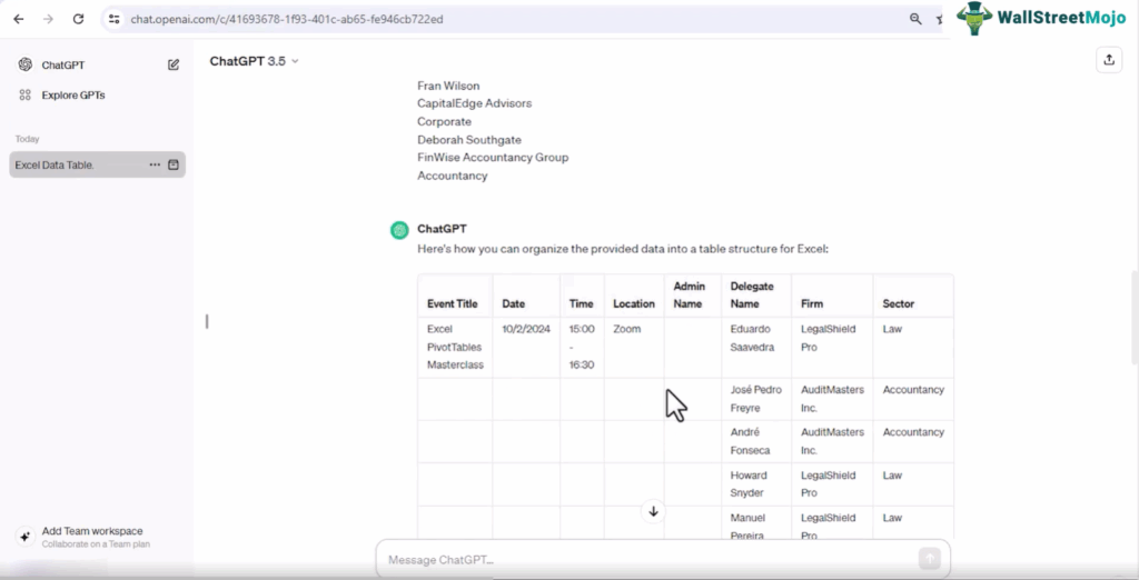 6.1 Data Cleaning and Transformation with ChatGPT