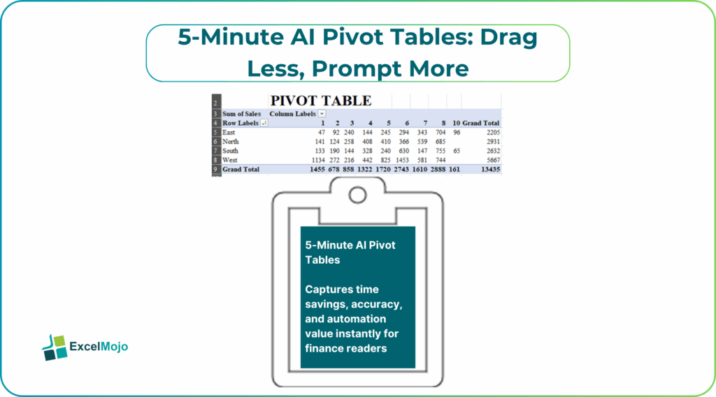 5-Minute AI Pivot Tables