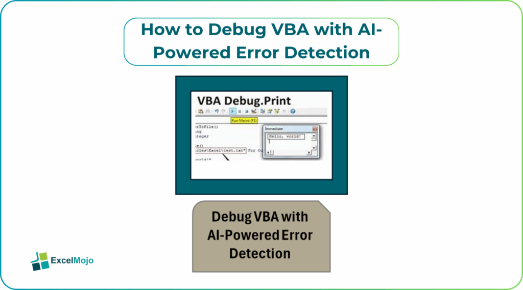 How to Debug VBA with AI-Powered Error Detection